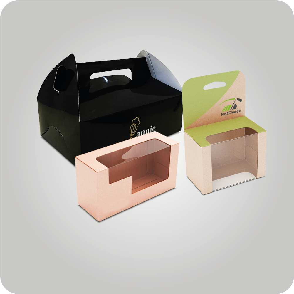 Caja troquelada